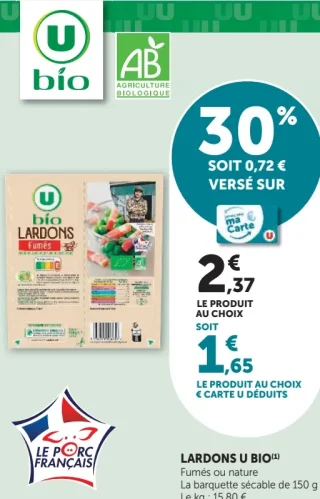 Lardons U Bio