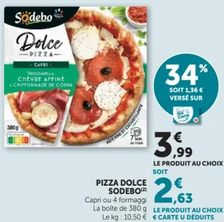 Pizza Dolce Sodebo