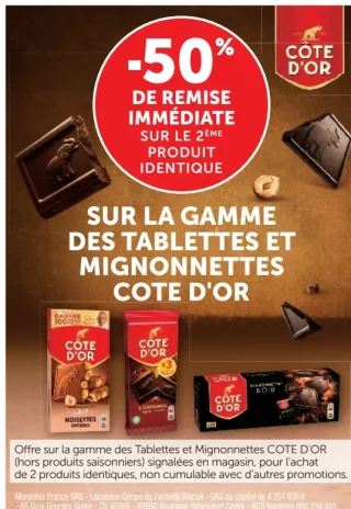 Tablettes et Mignonnets Côte d'Or