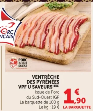Ventrèche des Pyrénées VPF U Saveurs