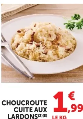 Choucroute cuite aux lardons
