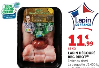 LAPIN DÉCOUPÉ BBC RIBOT