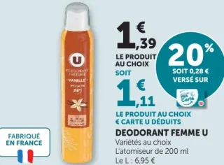 Deodorant Femme U