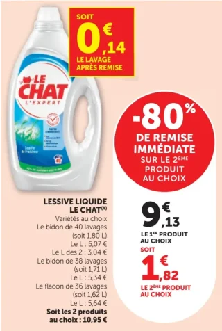 LESSIVE LIQUIDE LE CHAT
