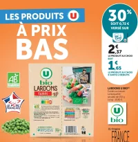 Lardons U Bio (Fumés ou nature)