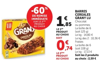 BARRES CEREALES GRANY LU