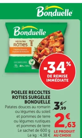 Poelee Recoltes Roties Surgelee Bonduelle