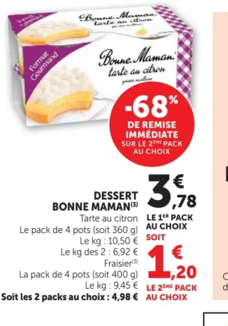 Dessert Bonne Maman