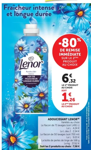 Adoucissant Lenor