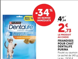 Friandises pour chat Dentalife Purina