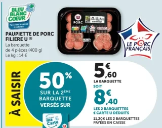 Paupiette de porc filiere U