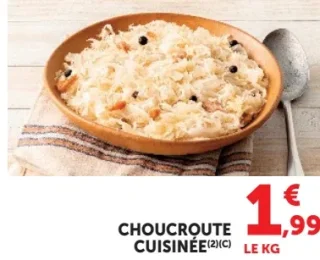 Choucroute cuisinée