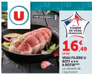 Veau Filière U Roti *** à rotir