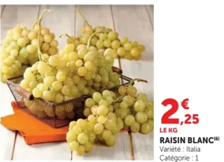 Raisin blanc
