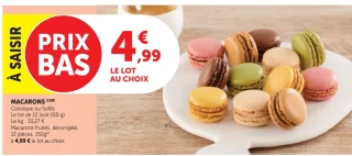 Macarons Classique ou fruités