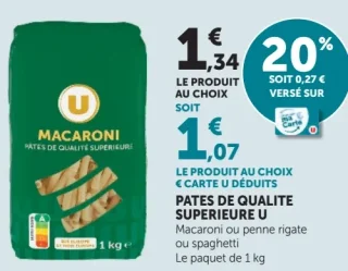 Pates de qualite superieure U