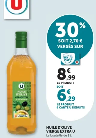 Huile d'olive vierge extra U