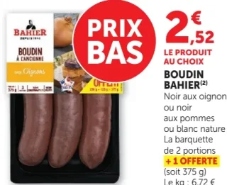 Boudin Bahier à l'ancienne