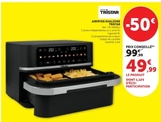 Airfryer Dualzone Tristar FR-9406SU