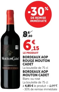 Bordeaux AOP Rouge Mouton Cadet