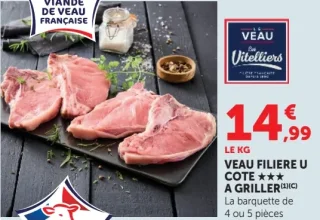 Veau Filière U Côte à griller - Les Vitelliers