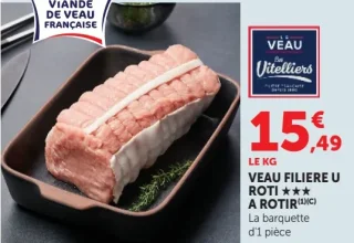 Veau Filière U Rôti à rôtir - Les Vitelliers