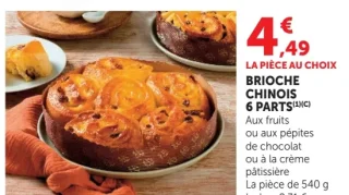 Brioche Chinois 6 Parts
