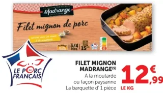 FILET MIGNON DE PORC MADRANGE
