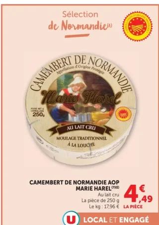 Camembert de Normandie AOP Marie Harel