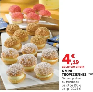 6 mini tropéziennes