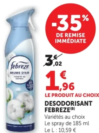 Désodorisant Febreze