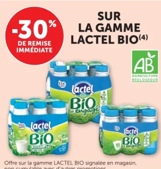 Lait Lactel Bio et engagé