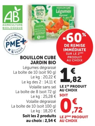 Bouillon Cube Jardin Bio