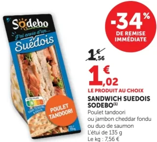 Sandwich Suédois Sodebo