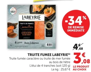 TRUITE FUMEE LABEYRIE