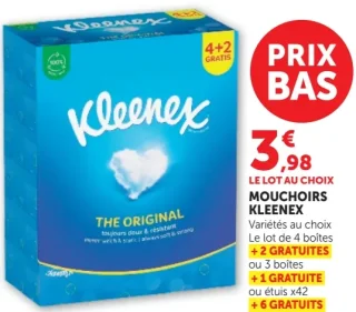 Mouchoirs Kleenex