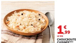 Choucroute cuisinée