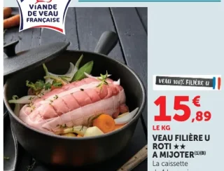 Veau Filière U Roti 2 étoiles à mijoter