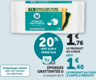 Éponges Grattantes U