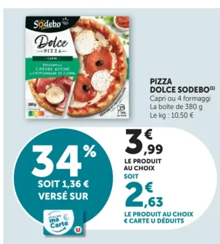 Pizza Dolce Sodebo