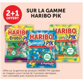 Bonbons Haribo Pik