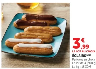 Éclairs au choix