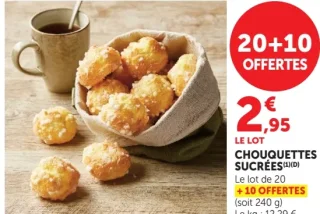 CHOUQUETTES SUCRÉES