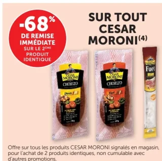 Chorizo et Fuet Cesar Moroni