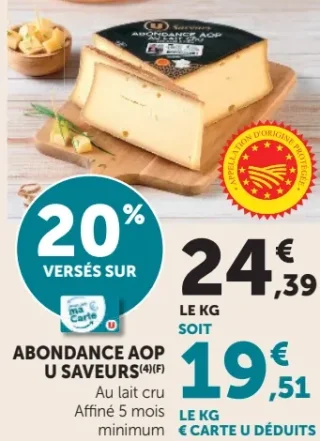 Abondance AOP U Saveurs