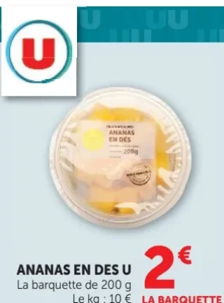 Ananas en dés U
