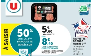 Paupiette de porc filiere U