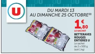 Betteraves rouges entières U