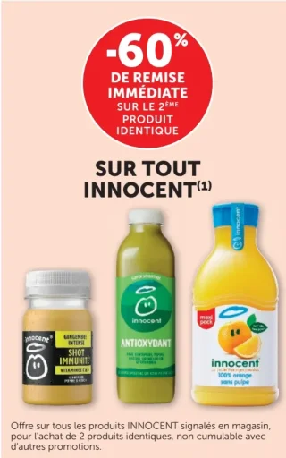 Jus et Smoothies Innocent