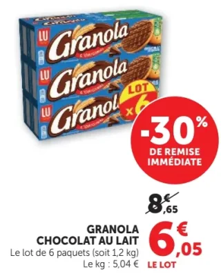 Granola Chocolat au Lait LU